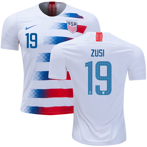 USA #19 Zusi Home Soccer Country Jersey